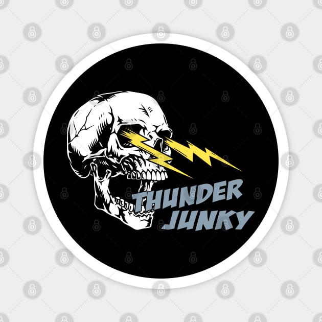 Thunder Junky Magnet by Minnie Malarkey